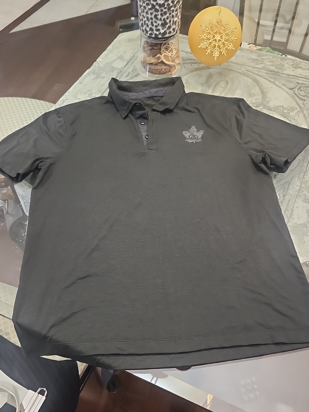 Lululemon x Toronto Maple Leafs Evolution Polo Medium Size Charcoal